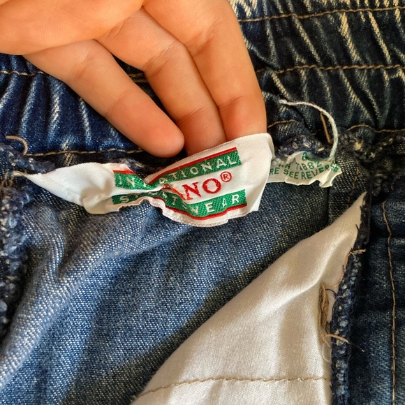 Vintage Acid Wash Denim Shorts - Picture 5 of 6